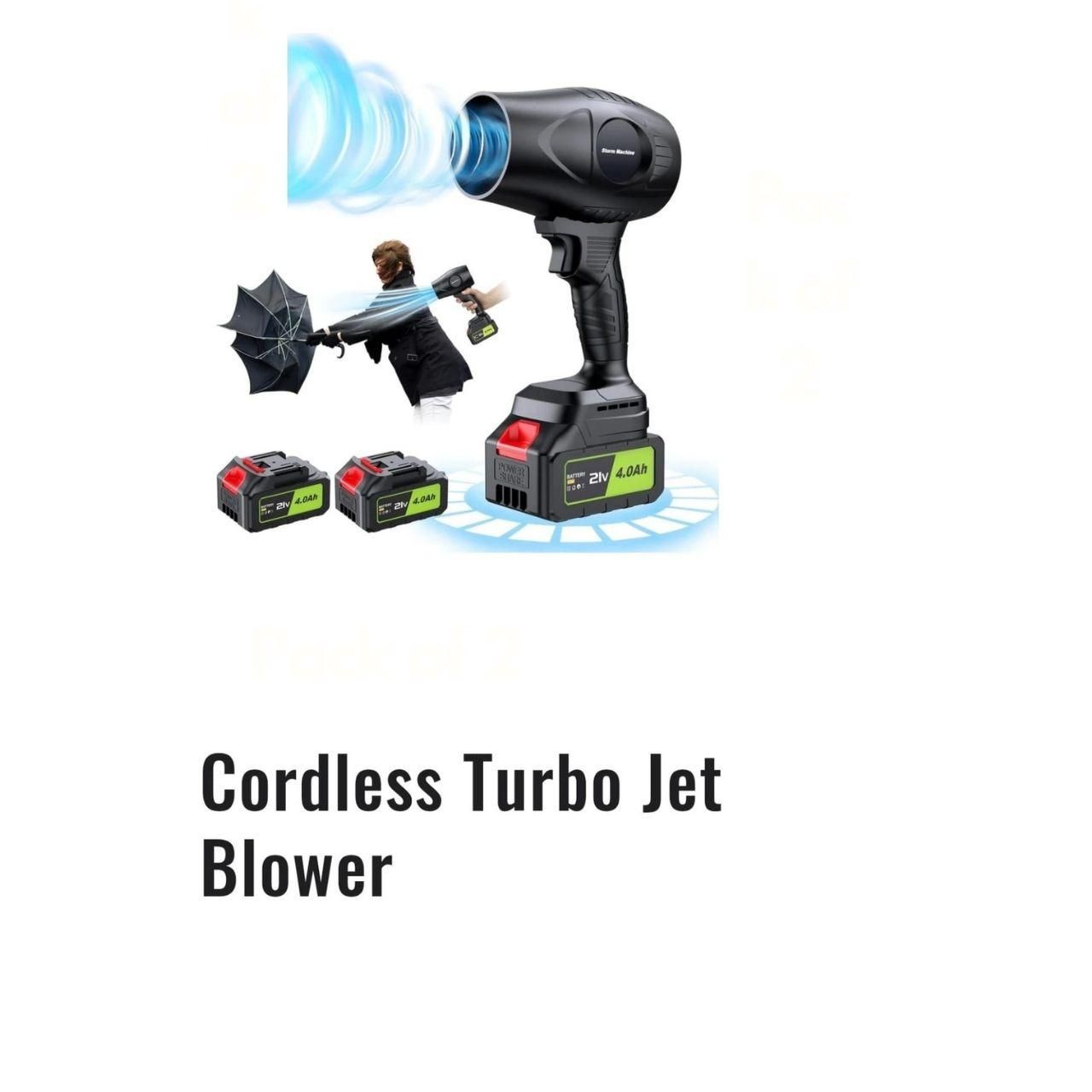 TurboX Jet Blower Cordless