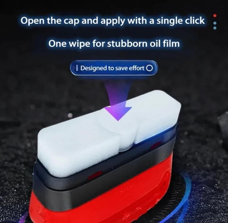 Pro Glass Cleaning Board - Car Windshield Oil Film & Rain Remover (120ml)