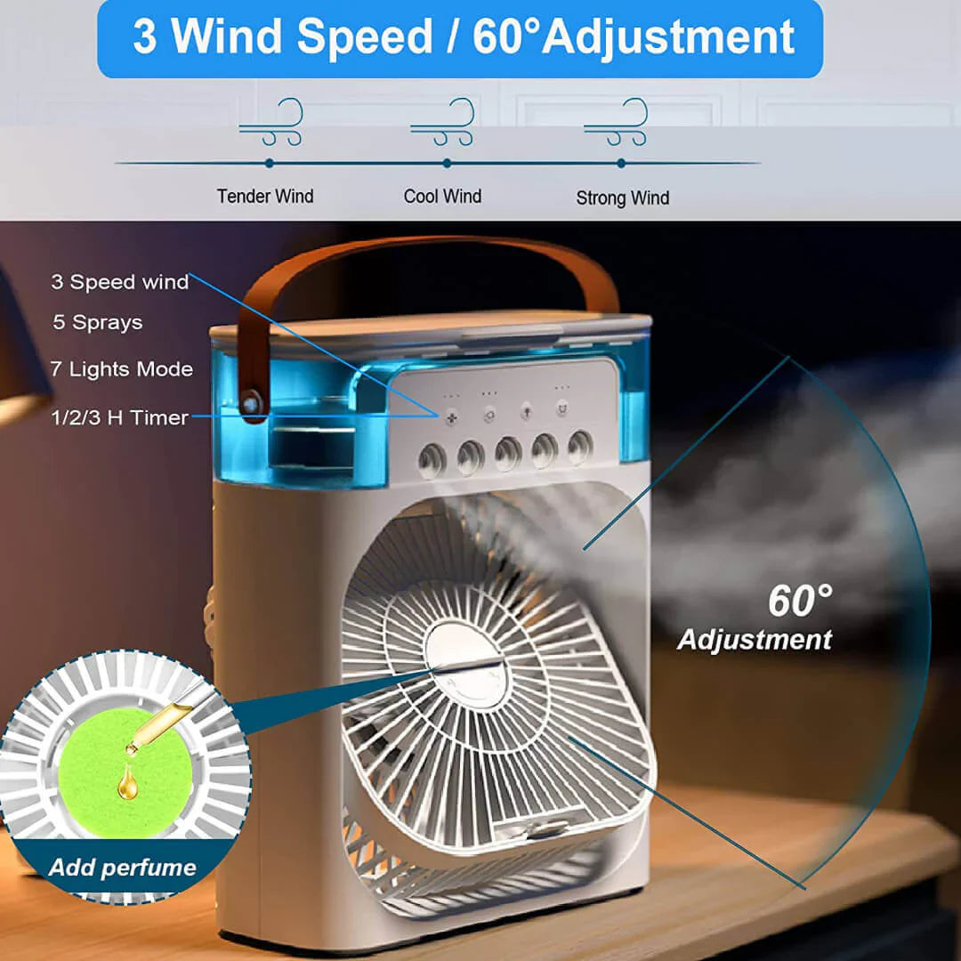 ArcticMist Personal Air Cooler and Humidifier. Portable cooler fan.