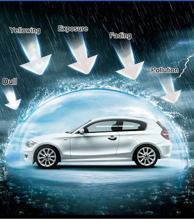 Pro Glass Cleaning Board - Car Windshield Oil Film & Rain Remover (120ml)