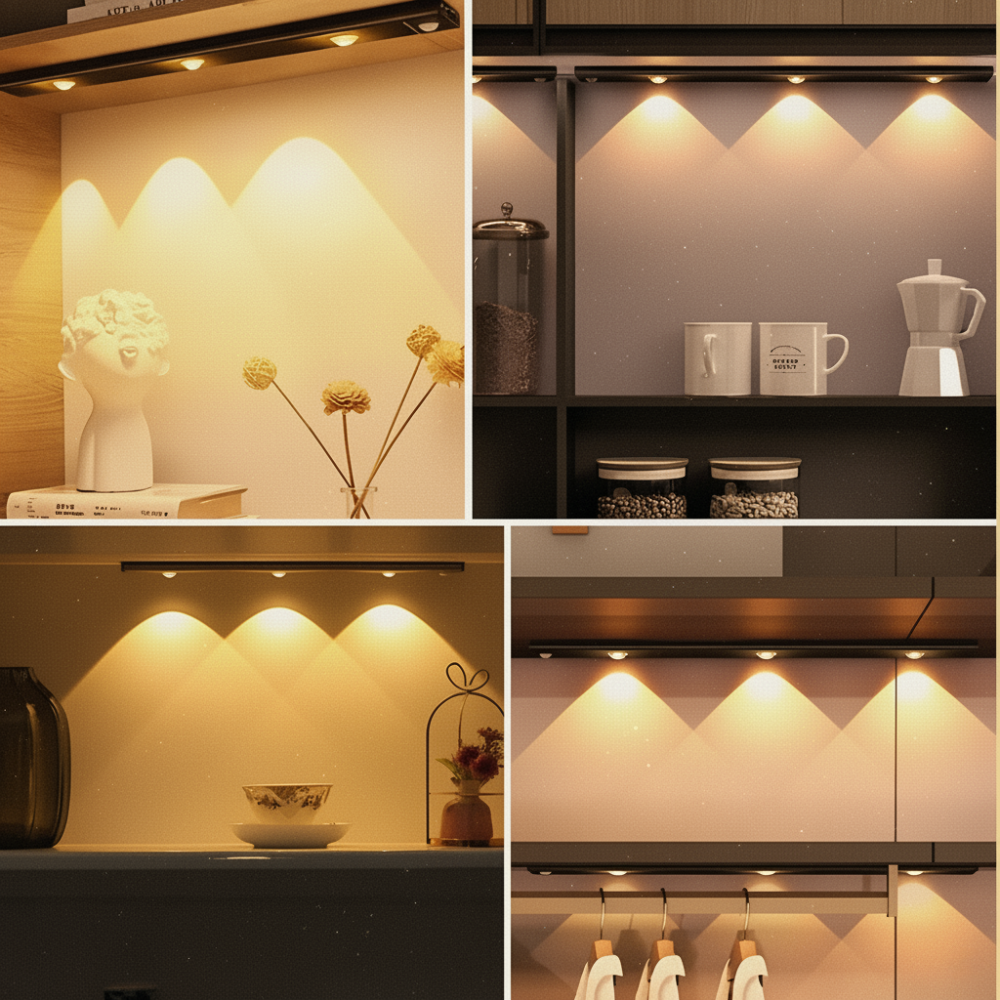 LumiGlow Pro Rechargeable Motion Sensor Light - Wireless Cabinet & Closet LED Lamp