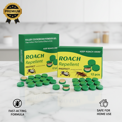 Cockroach Powder Gel - Fast Action Pest Control (Pack of 24)
